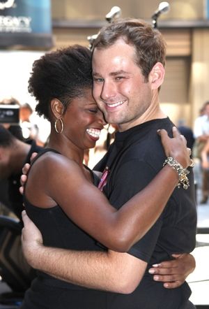 Montego Glover and Chad Kimball @ BroadwayWorld Montego Glover and Chad Kimball Photo