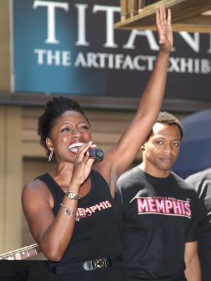 Montego Glover and Derek Baskin @ BroadwayWorld Montego Glover and Derek Baskin Photo