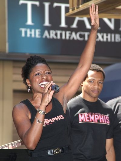 Montego Glover and Derek Baskin Photo