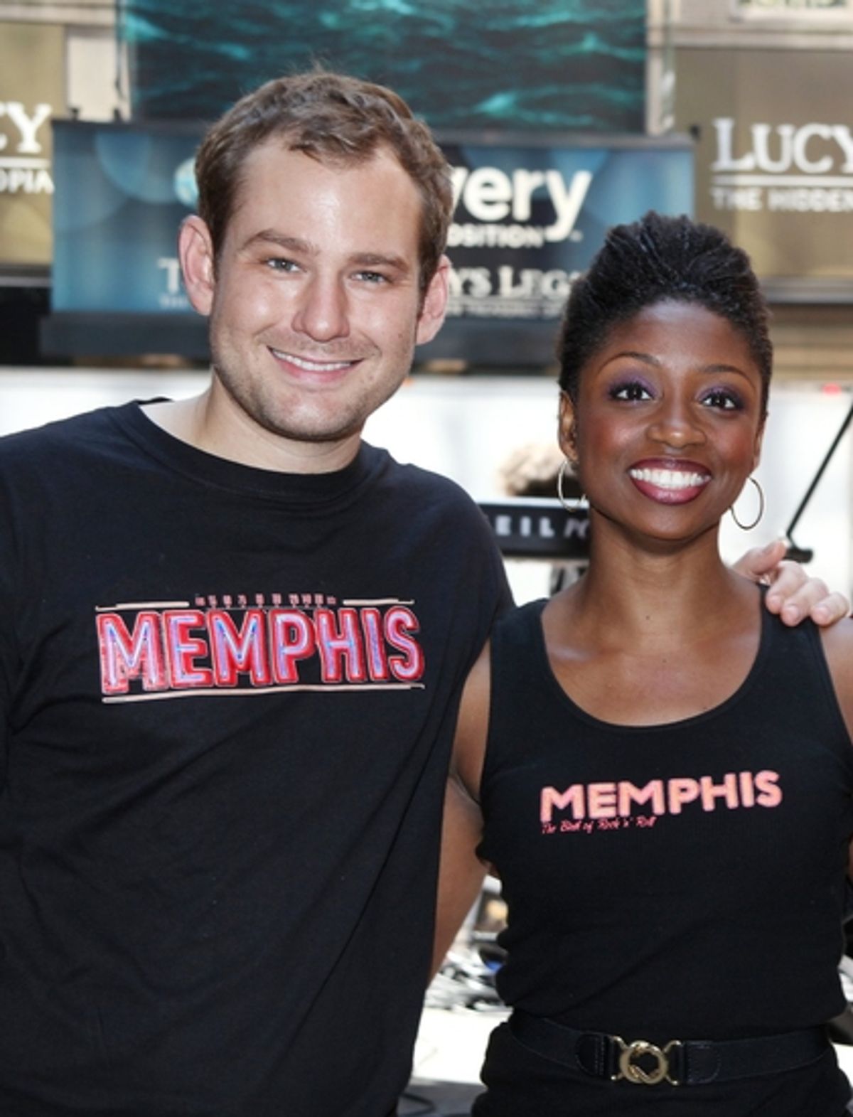 Montego Glover and Chad Kimball at 