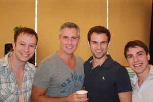 Tally Sessions, Christopher Carl, Nicholas Galbraith and Jon Pinto Jr. @ BroadwayWorld Tally Sessions, Christopher Carl, Nicholas Galbraith and Jon Pinto Jr. Photo