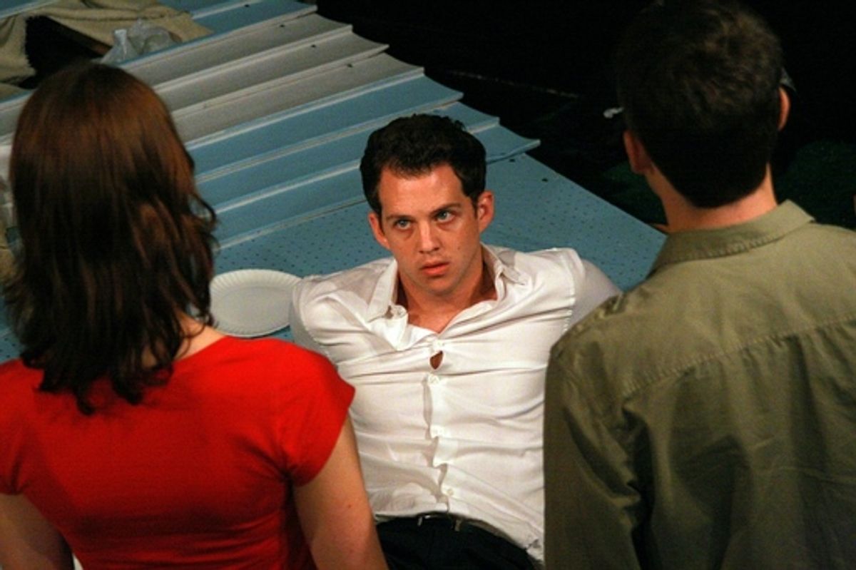 Lynn Kenny, Blaine Pennington, and James Stewart at 