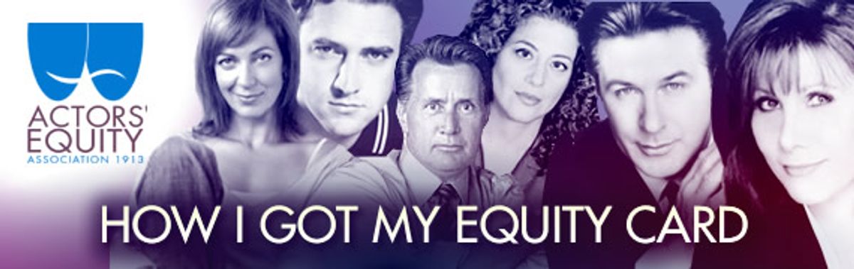Kimberly Faye Greenberg at BWW SPECIAL FEATURE: How I Got My Equity Card - By Kimberly Faye Greenberg