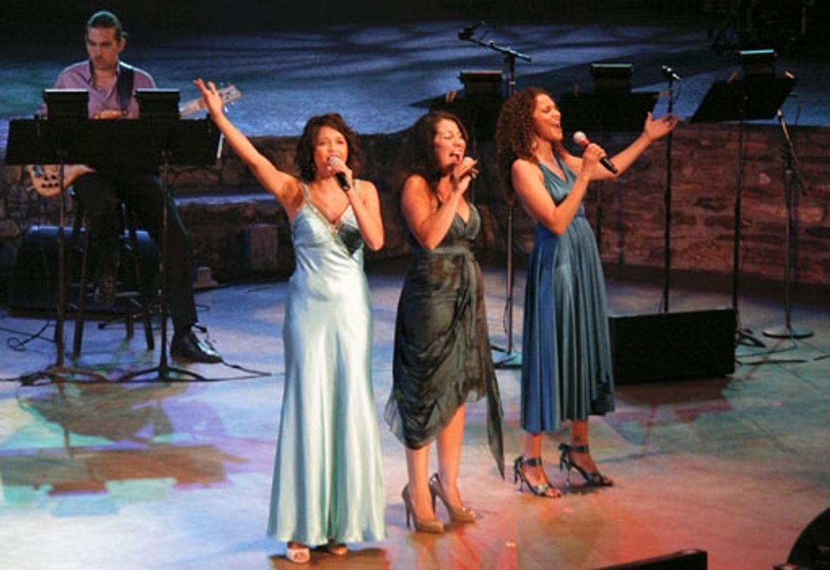 Areille Jacobs, Julie Garnye and Talia Thiesfield at Stephen Schwartz: Making Good at 
