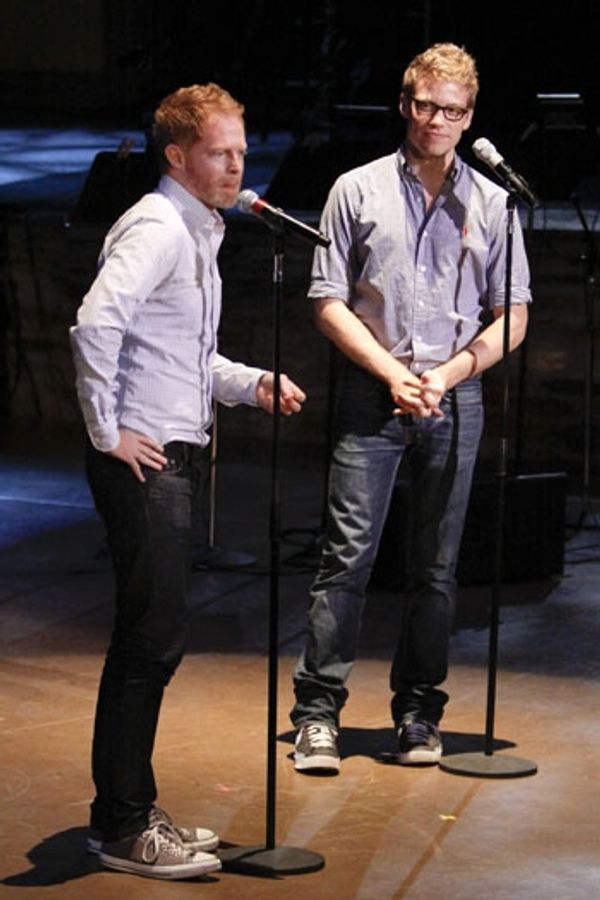 Jesse Tyler Ferguson and Barrott Foa at Stephen Schwartz: Making Good Photo