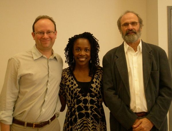 Primary Stages Artistic Director, Andrew Leynse with Charlayne Woodard and Daniel Sul Photo