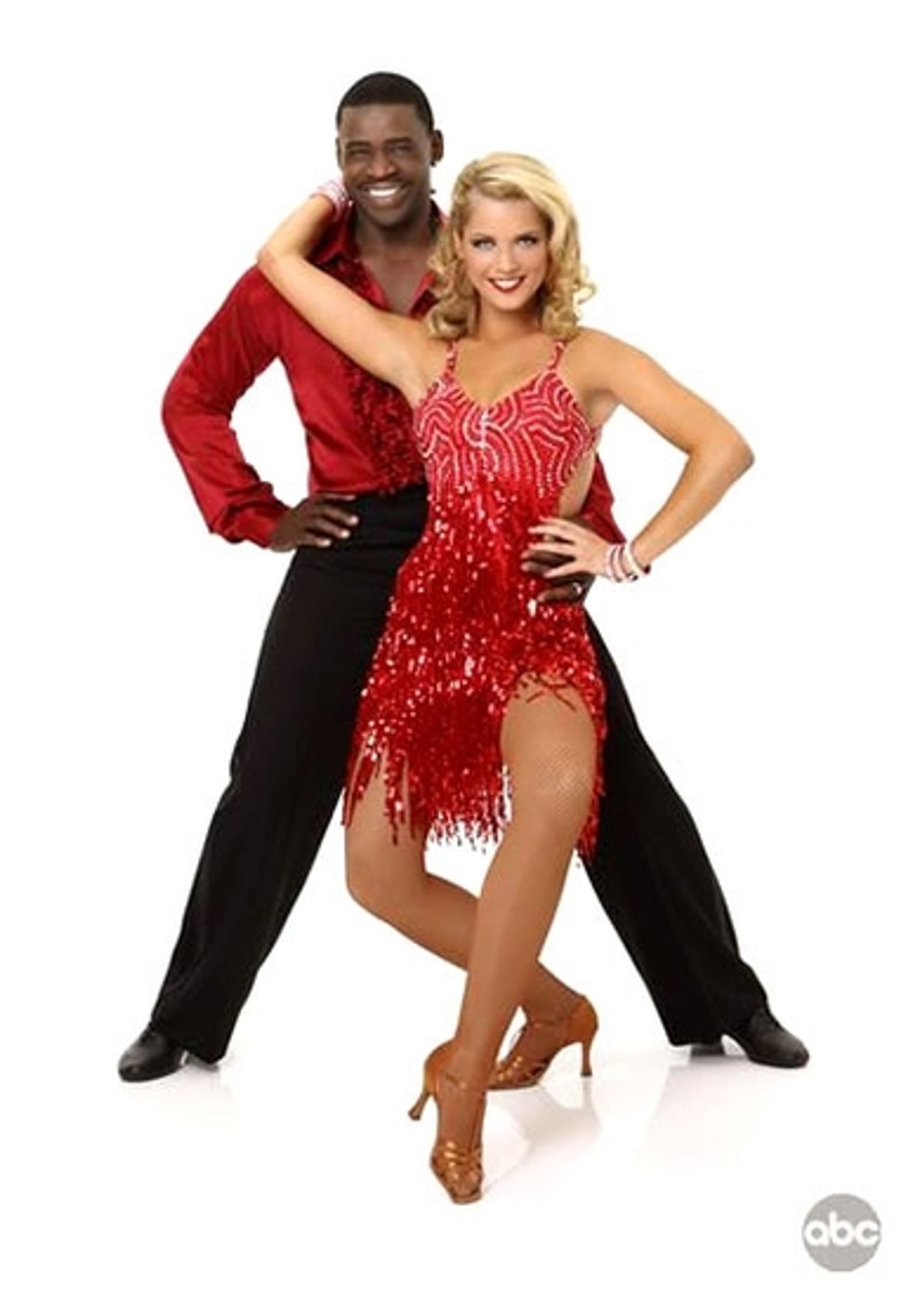 Anna Demidova and Michael Irvin at 