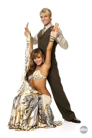 Karina Smirnoff and Aaron Carter Photo