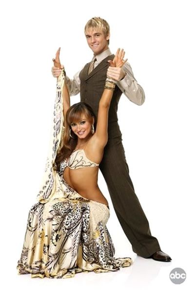 Karina Smirnoff and Aaron Carter Photo