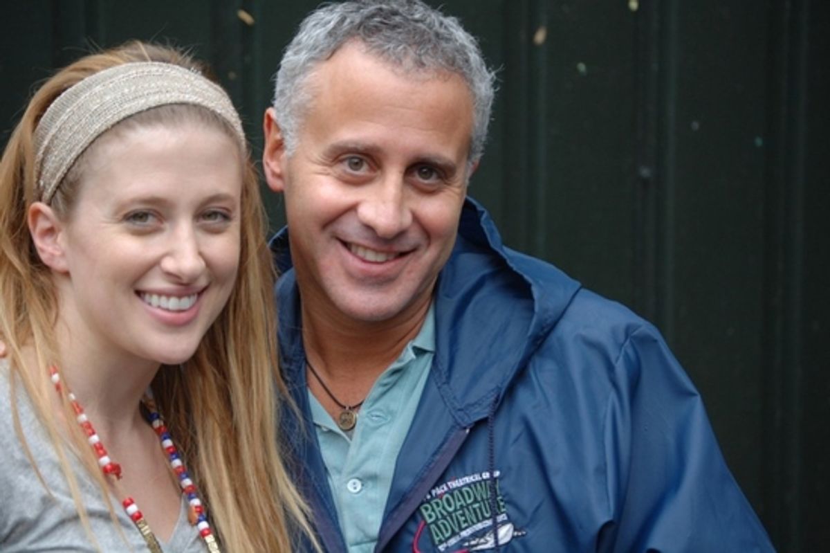 Caissie Levy and Dennis Stone at 