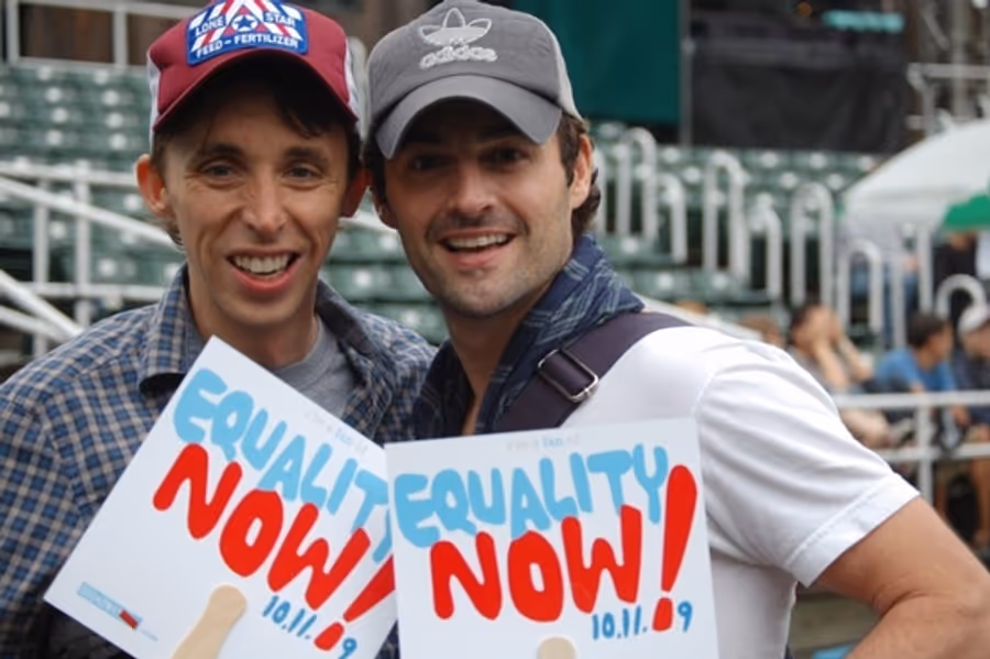 Photo Coverage: The New York Theater Community's Mobilization Rally for Equality In Central Park Image
