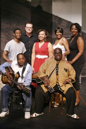 Cavin Yarbrough, Timothy Parham, Guitarist- Skip Krevens, Carmen Ruby, Alisa Peoples Yarbrough, Inga Ballard and Akin Babatunde @ BroadwayWorld Cavin Yarbrough, Timothy Parham, Guitarist- Skip Krevens, Carmen Ruby, Alisa Peoples Photo