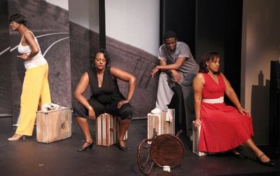 Alisa Peoples Yarbrough, Timothy Parham, Inga Ballard and Carmen Ruby Floyd Photo