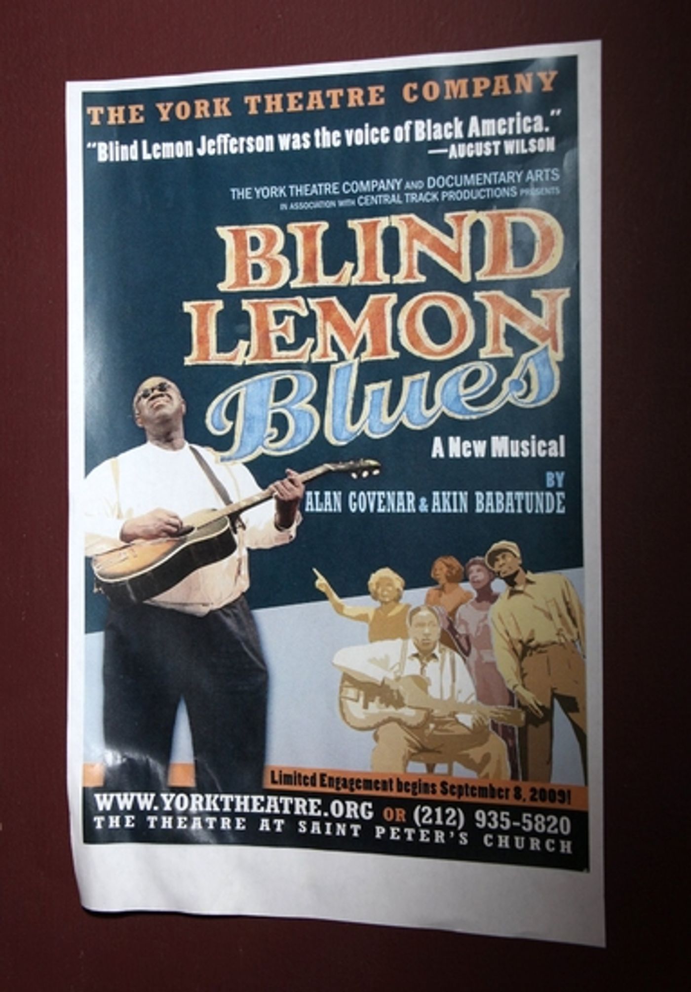 Photo Coverage EXCLUSIVE: 'BLIND LEMON BLUES' In Rehearsal  Image