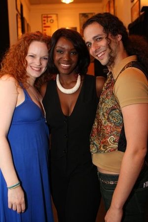 Megan Reinking, Saycon Sengbloh and Anthony Hollock  Photo