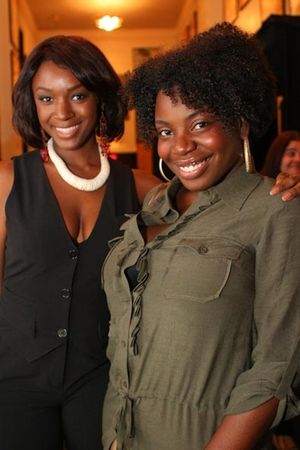Saycon Sengbloh and recording artist Melanie Charles  Photo