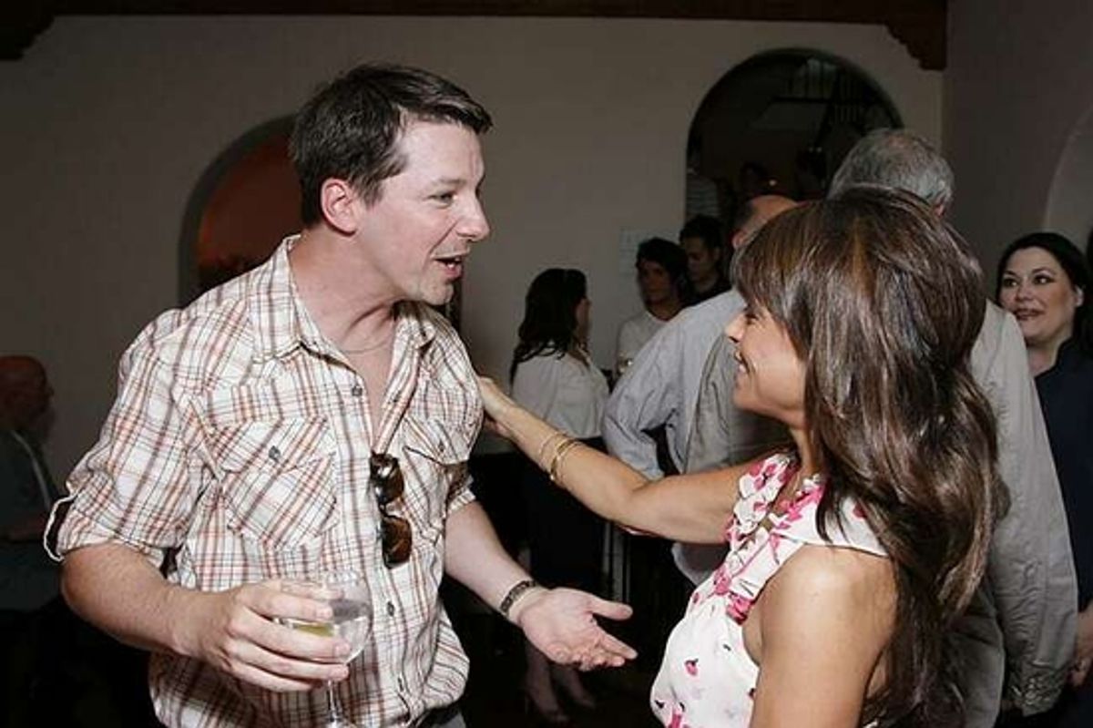 Sean Hayes and Paula Abdul at 