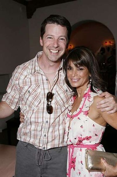 Sean Hayes and Paula Abdul Photo
