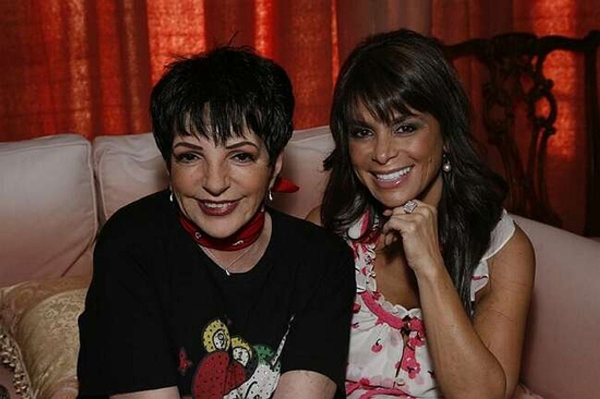 Liza Minnelli and Paula Abdul at 