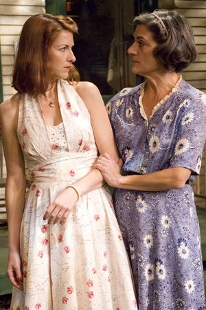 Kate (Janet Ulrich Brooks, right) warns Ann (Cora Vander @ BroadwayWorld Kate (Janet Ulrich Brooks, right) warns Ann (Cora Vander Photo