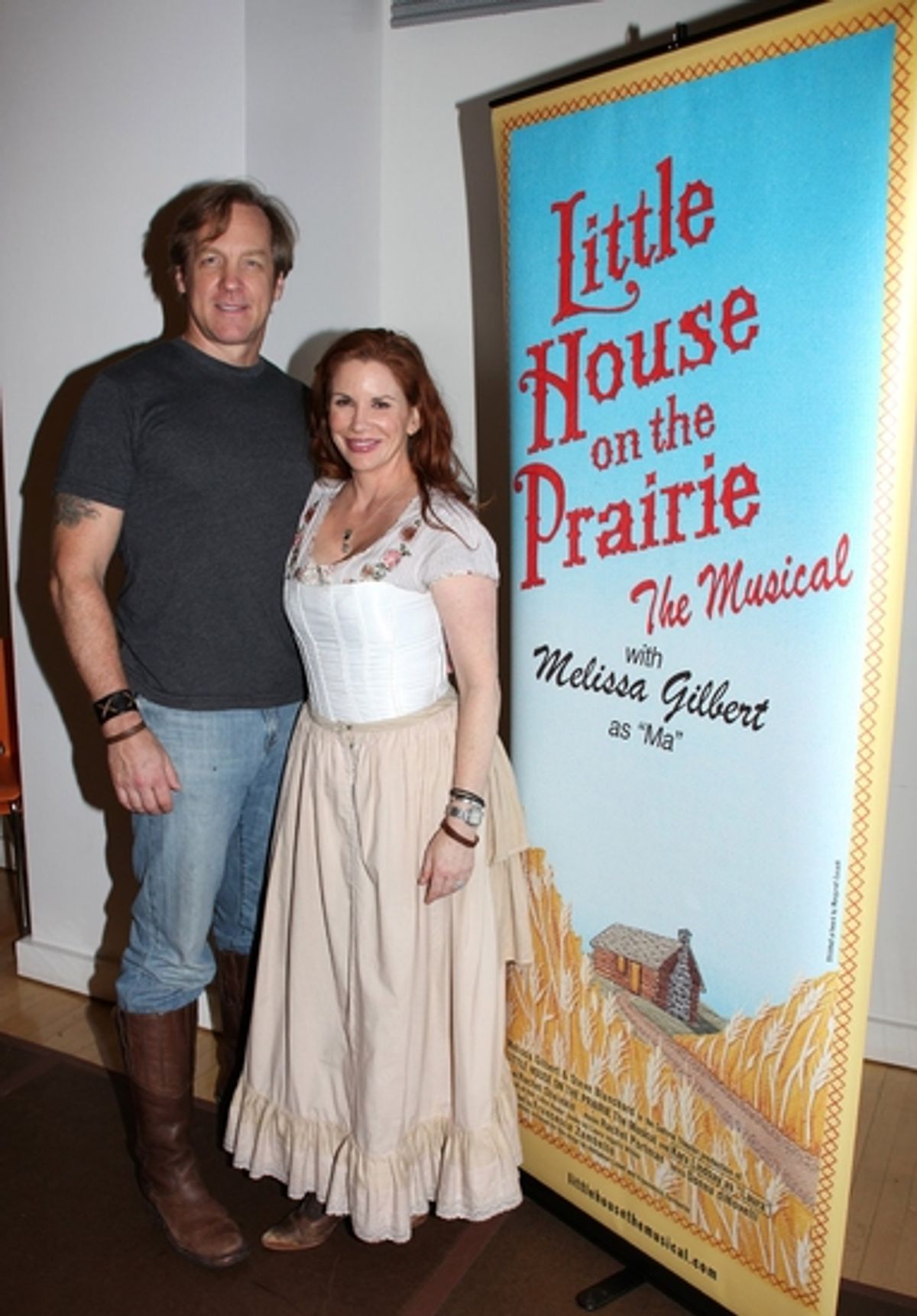 Steve Blanchard and Melissa Gilbert
 at 