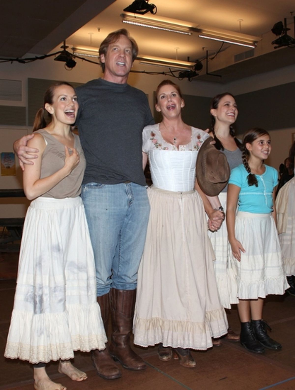 Kara Lindsay, Steve Blanchard, Melissa Gilbert, Alessa Neeck and Carly Rose Sonenclar at 