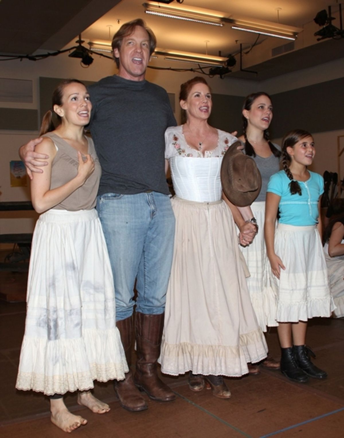 Kara Lindsay, Steve Blanchard, Melissa Gilbert, Alessa Neeck and Carly Rose Sonenclar at 