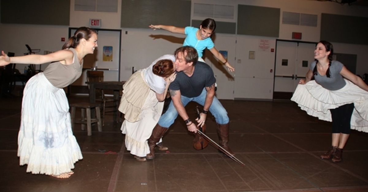 Kara Lindsay, Steve Blanchard, Melissa Gilbert, Carly Rose Sonenclar and Alessa Neeck at 