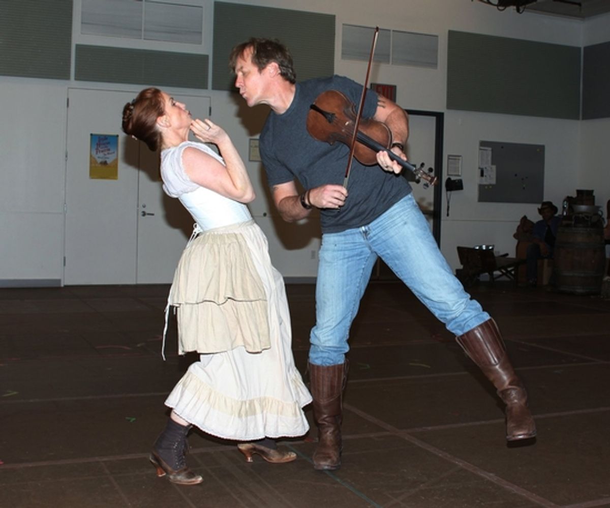 Steve Blanchard and Melissa Gilbert at 