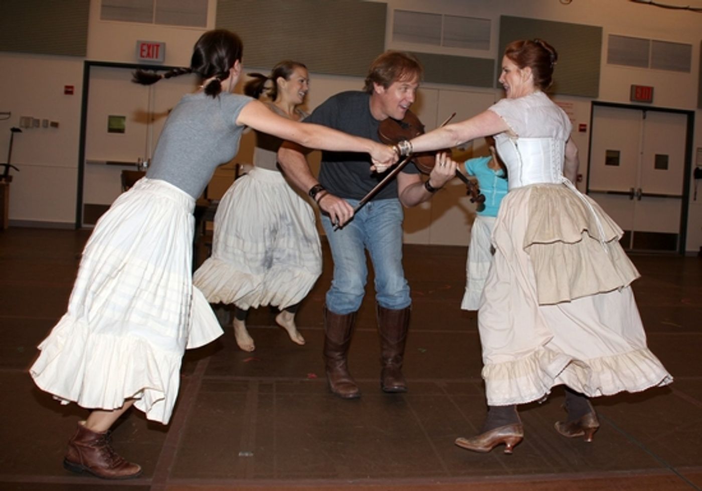 Photo Coverage: LITTLE HOUSE ON THE PRAIRIE, THE MUSICAL - In Rehearsal  Image
