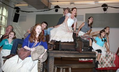 Steve Blanchard, Carly Rose Sonenclar, Melissa Gilbert, Alessa Neeck, Kara Lindsay an Photo