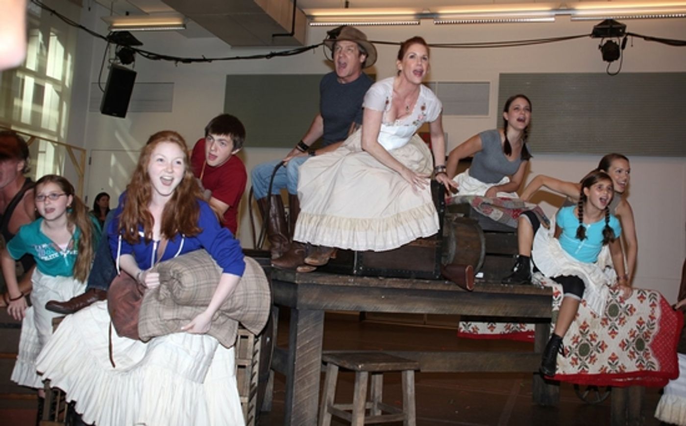 Photo Coverage: LITTLE HOUSE ON THE PRAIRIE, THE MUSICAL - In Rehearsal  Image