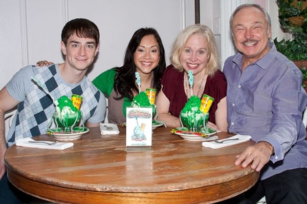 Jonathan Root, Diana DeGarmo, and Nancy Opel with Serendipity Owner, Stephen Bruce Photo