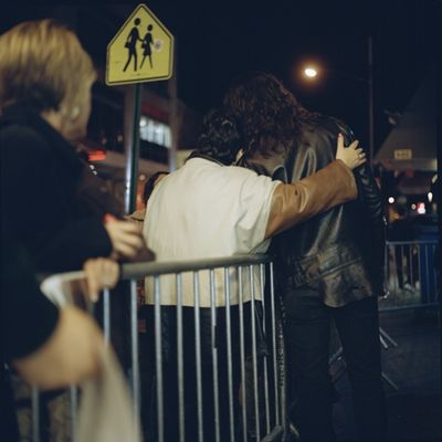 Constantine Maroulis with his fans Photo