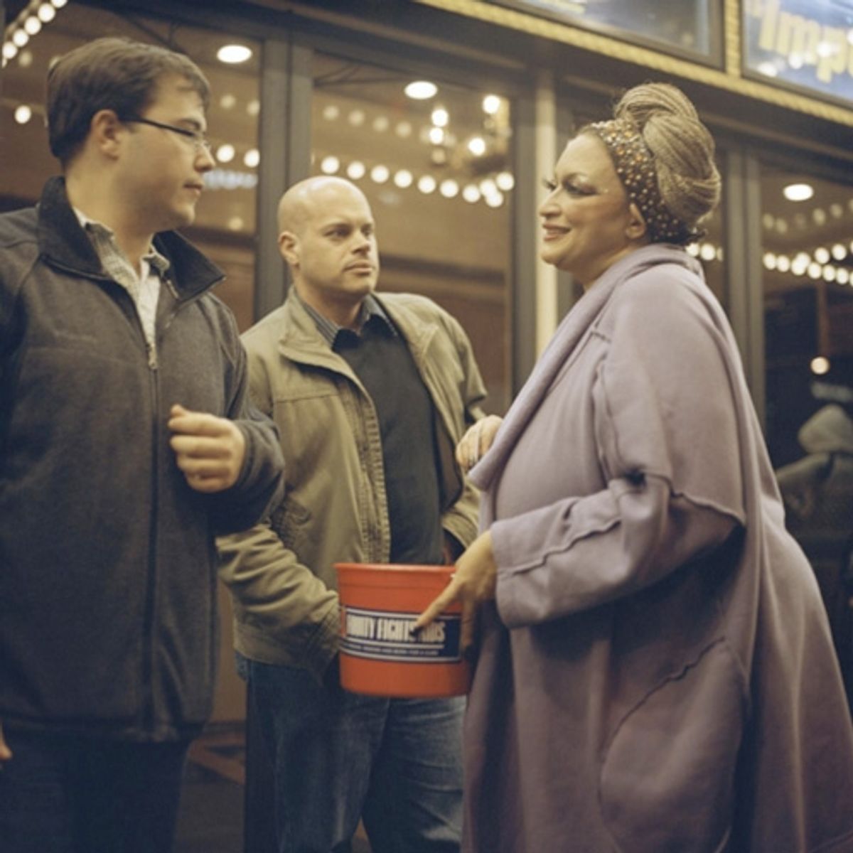 Michele Mais after the performance at 