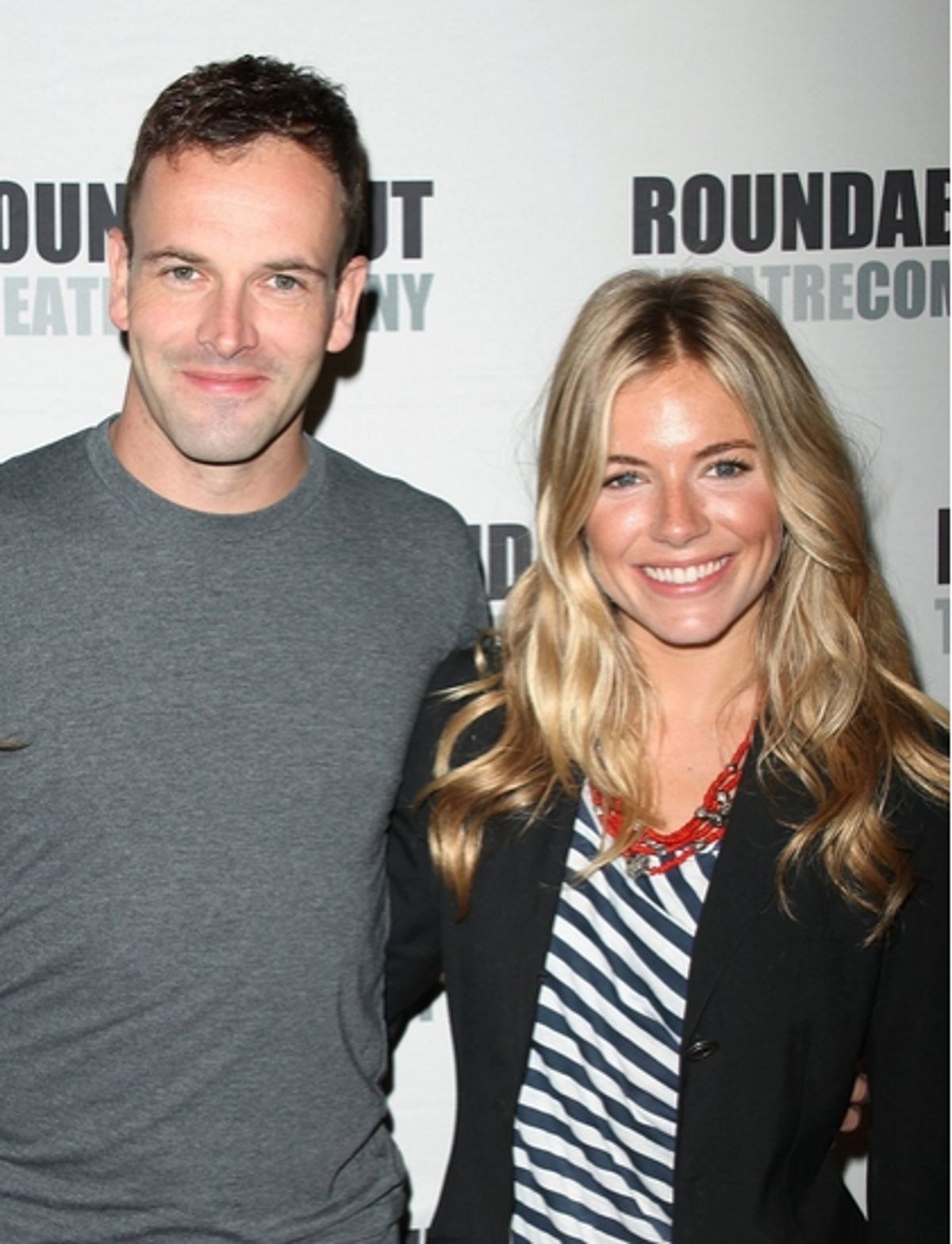 Jonny Lee Miller and Sienna Miller at 