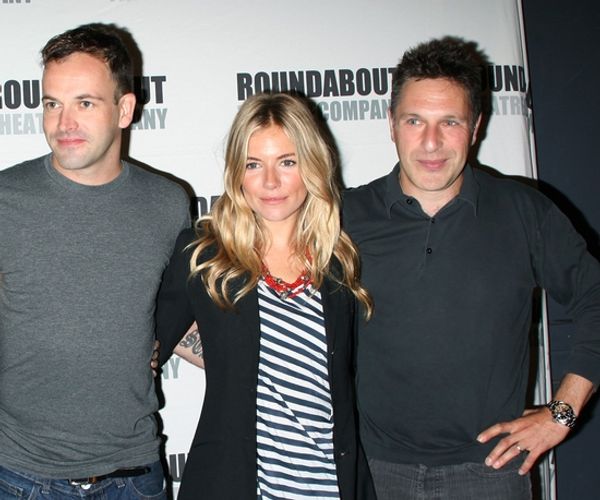 Jonny Lee Miller, Sienna Miller and Patrick Marber Photo
