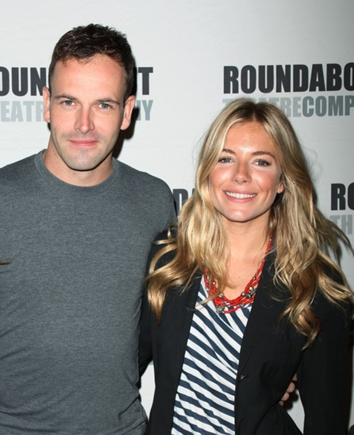 Jonny Lee Miller and Sienna Miller at 