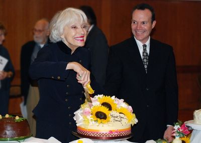 Carol Channing and Pastor Joe McGowan Photo