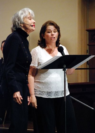 Carol Channing and Wendy Caldwell Photo