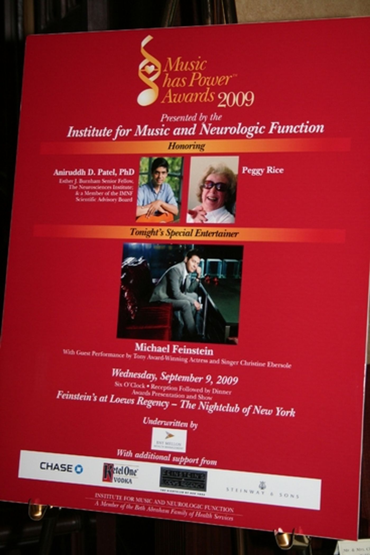 Photo Coverage: Music Has Power Benefit Featuring Feinstein & Ebersole Photo Coverage: Music Has Power Benefit Featuring Feinstein & Ebersole Image