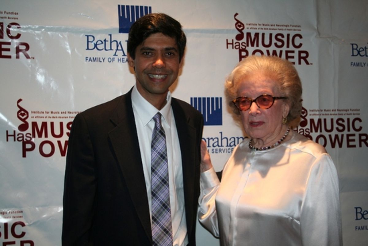 Aniruddh Patel Ph.D and Peggy Rice at 