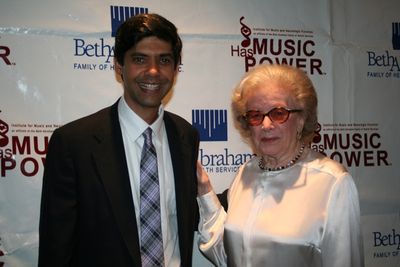 Aniruddh Patel Ph.D and Peggy Rice Photo