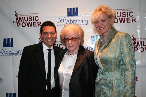 Michael Feinstein, Peggy Rice and Christine Ebersole Photo
