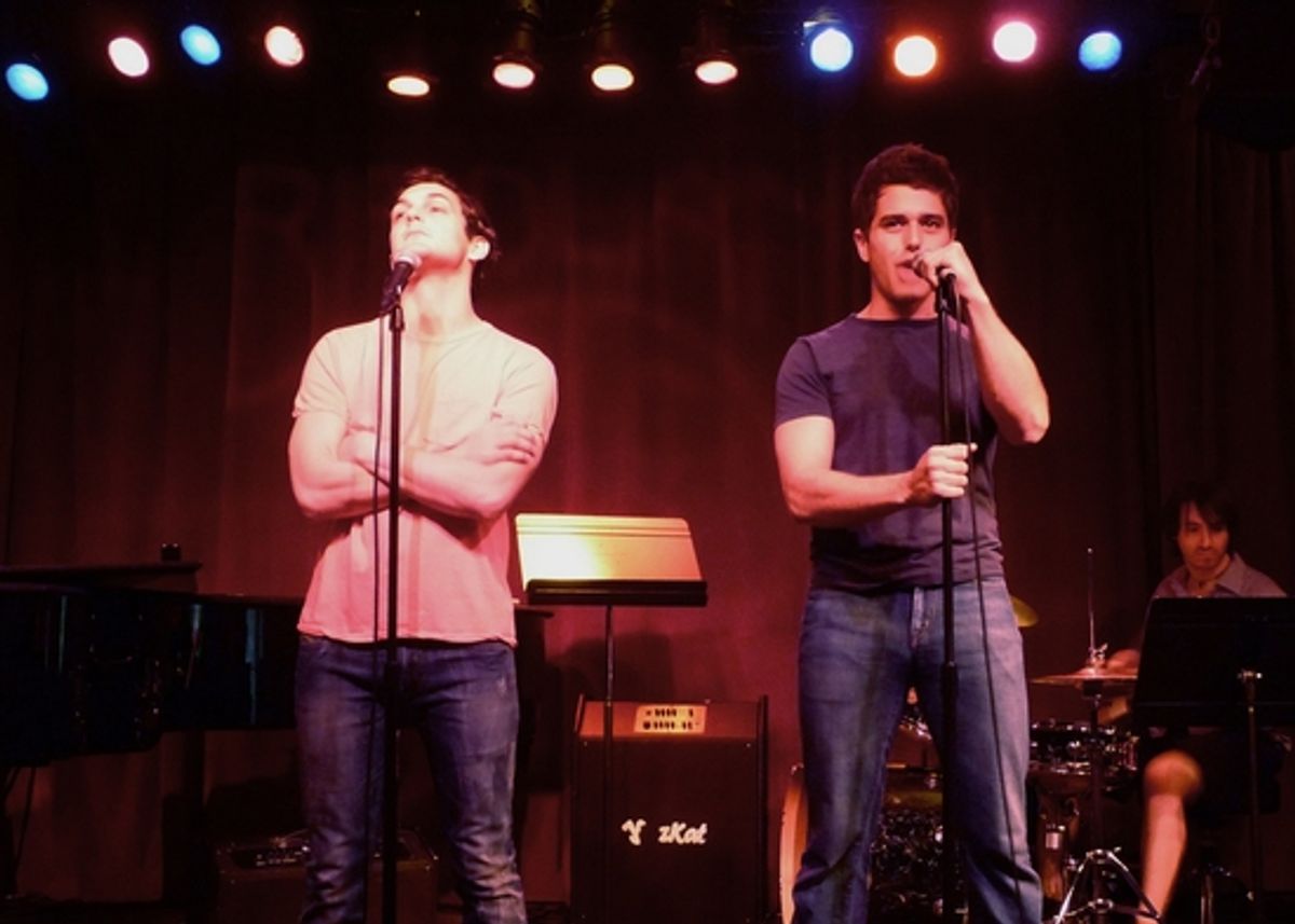 Wesley Taylor and Josh Young at 