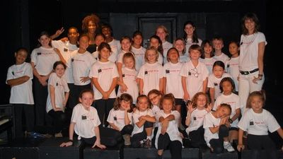 Jessica Rofe, Judine Somerville and campers Photo