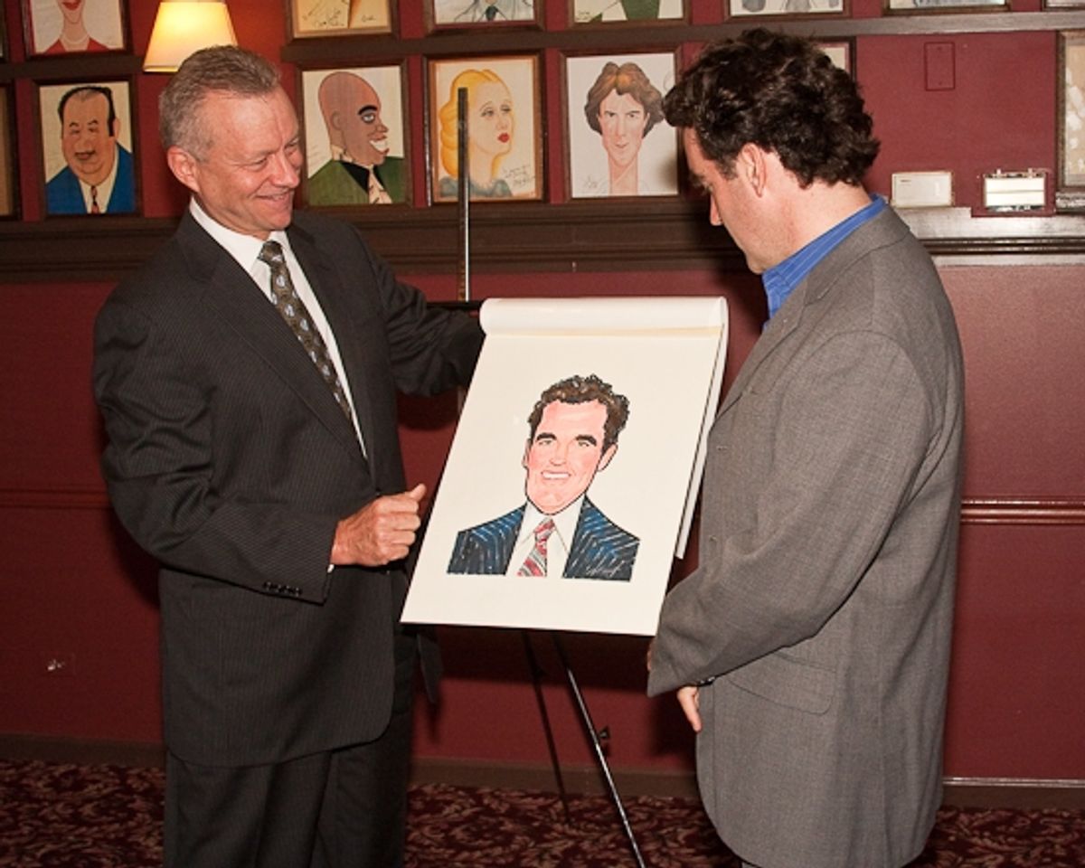 Max Klimavicius and Brian d'Arcy James at 