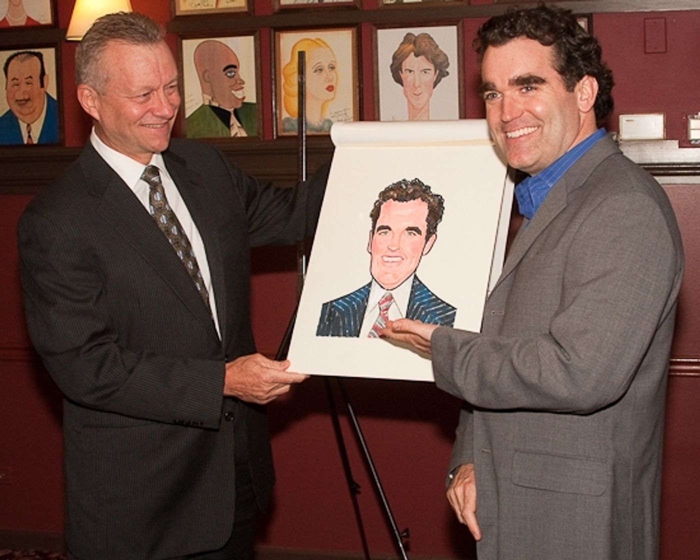 Photo Coverage: SHREK THE MUSICAL Star Brian d'Arcy James' Caricature Unveiling Ceremony At Sardi's  Image