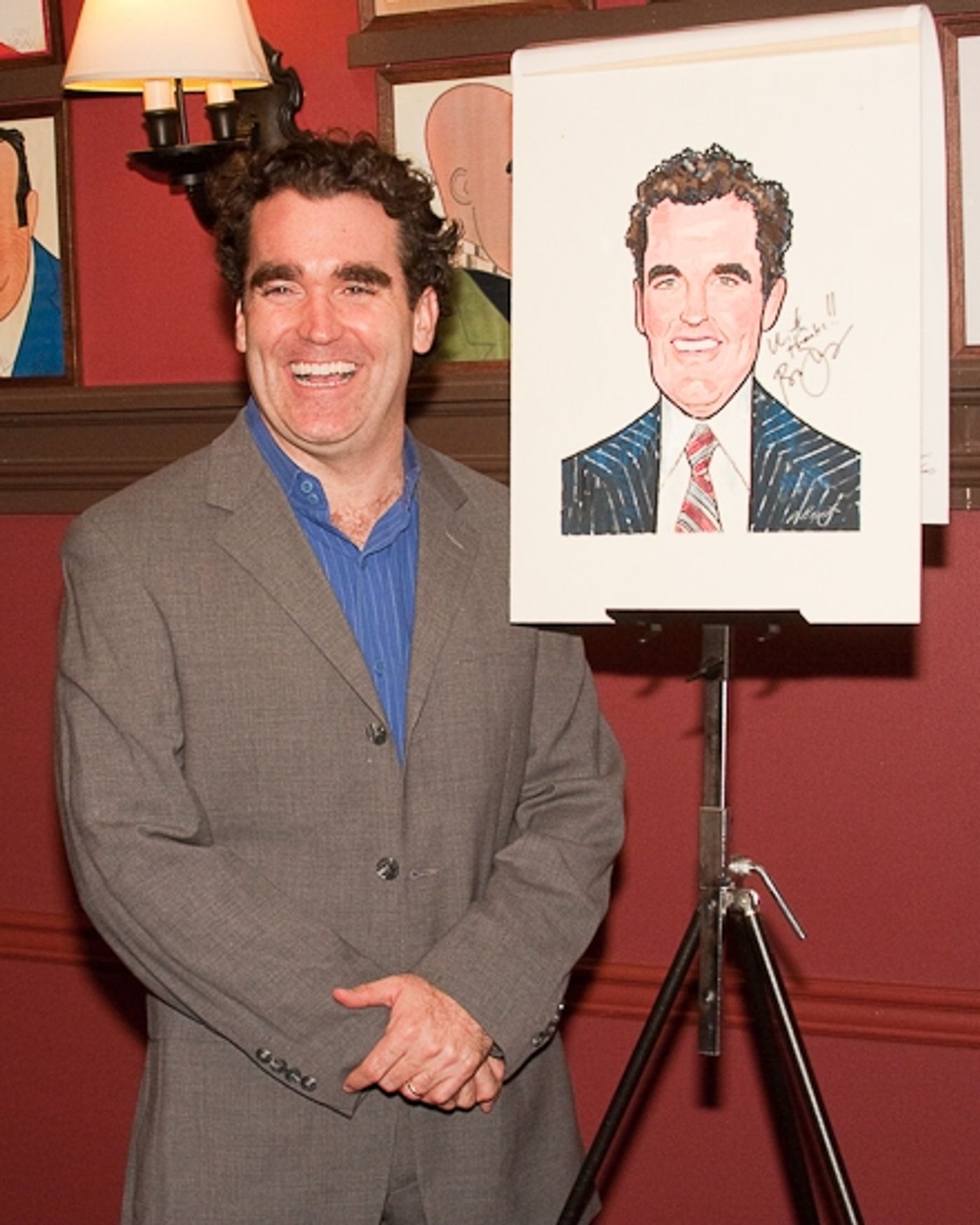 Photo Coverage: SHREK THE MUSICAL Star Brian d'Arcy James' Caricature Unveiling Ceremony At Sardi's  Image