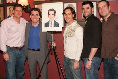 Chistopher Sieber, Brian d'Arcy James, Ryan Duncan, Ben Crawford and Chris Hoch Photo